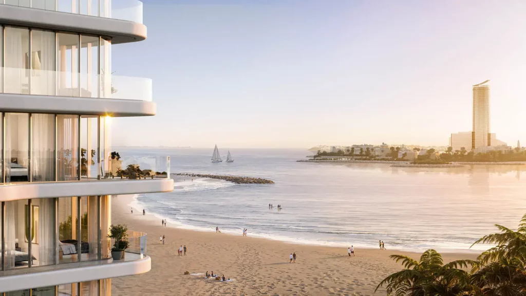 Luxury apartments on the ocean front